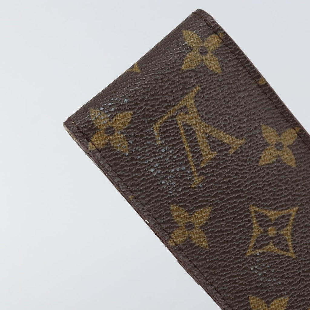 Louis Vuitton Etui À Stylo Canvas Brown Canvas Clutche & Pouche Bag