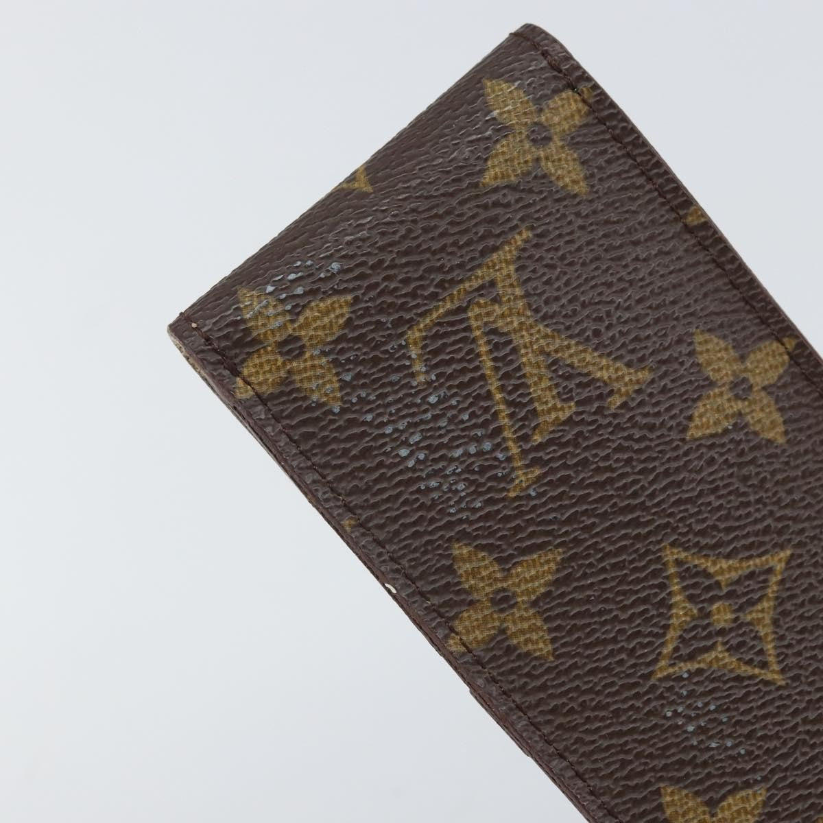 Louis Vuitton Etui À Stylo Canvas Brown Canvas Clutche & Pouche Bag