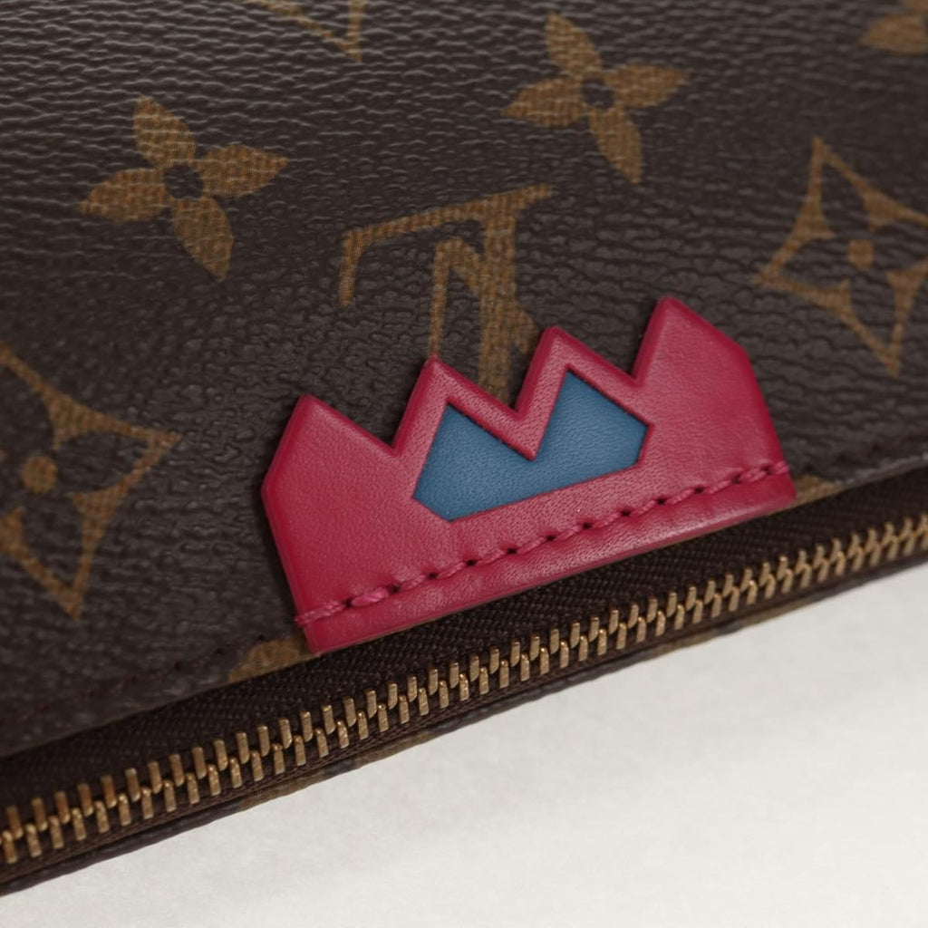 Louis Vuitton Pochette Accessoires Nm Limited Edition Totem Monogram Canvas Brown Canvas Clutche & Pouche Bag
