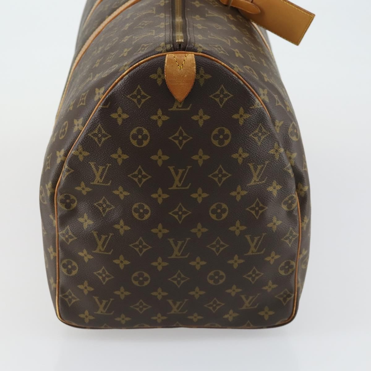 Louis Vuitton Keepall Bag Monogram Canvas Brown Canvas Travel Bag