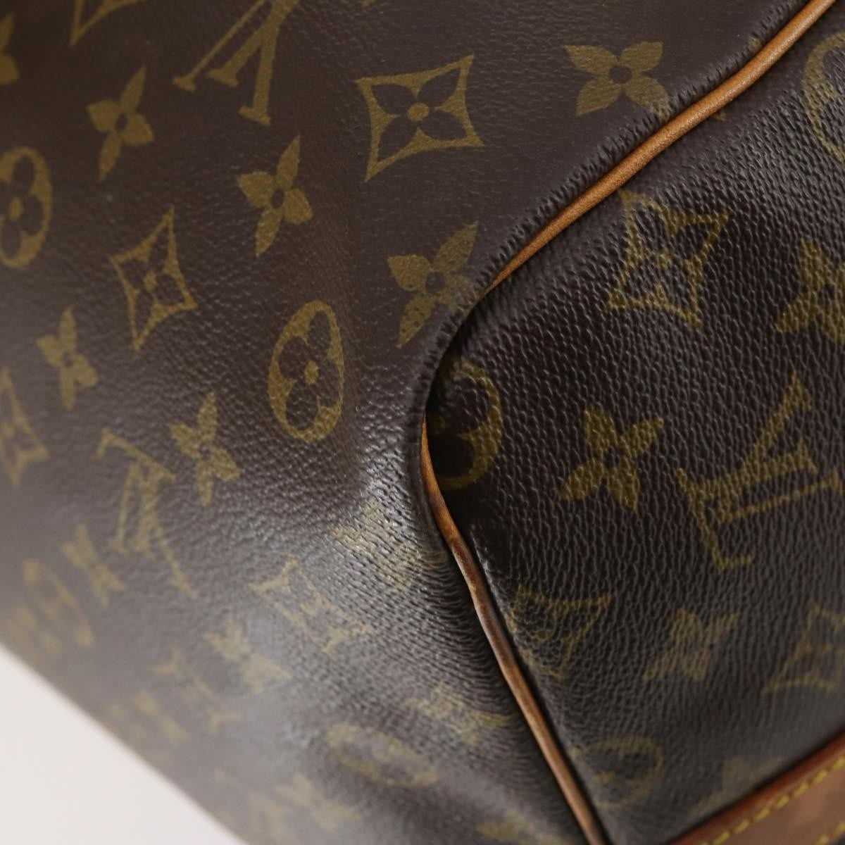 Louis Vuitton Keepall Bandouliere Bag Monogram Canvas Brown Canvas Travel Bag