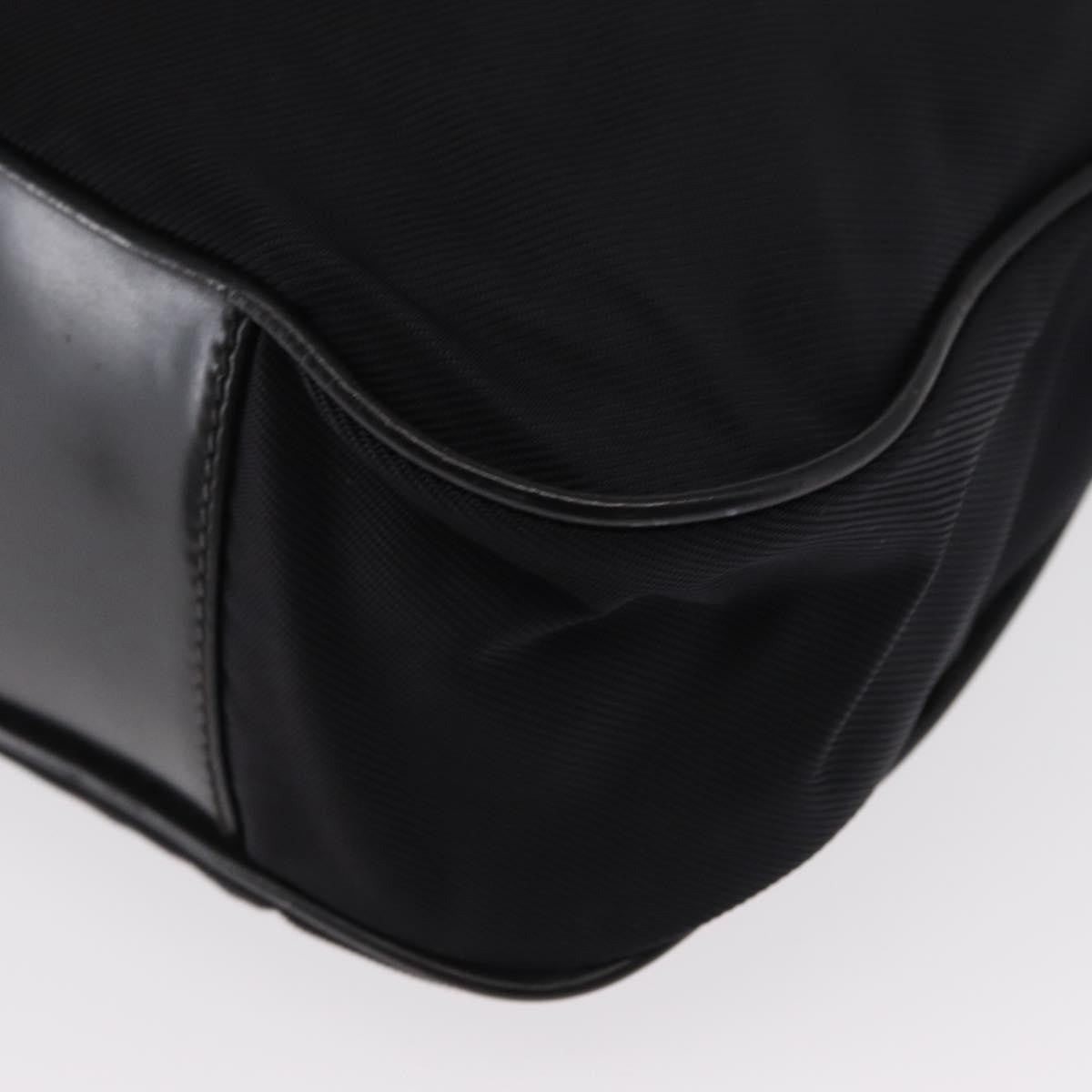 Gucci Vintage Bamboo Shoulder Bag Canvas Black Canvas Shoulder Bag Bag (Pre-Owned)