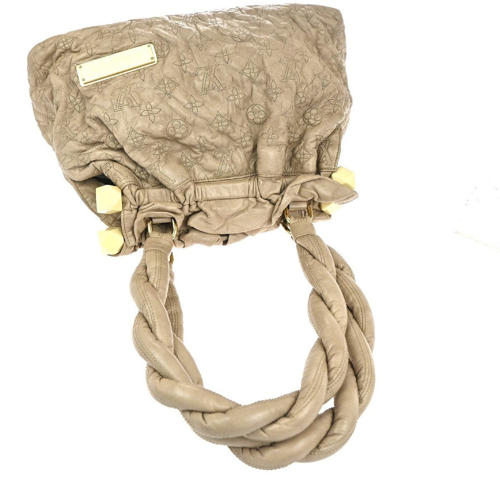 Louis Vuitton Olympe Stratus Handbag Limited Edition Monogram Lambskin Beige Leather Shoulder Bag