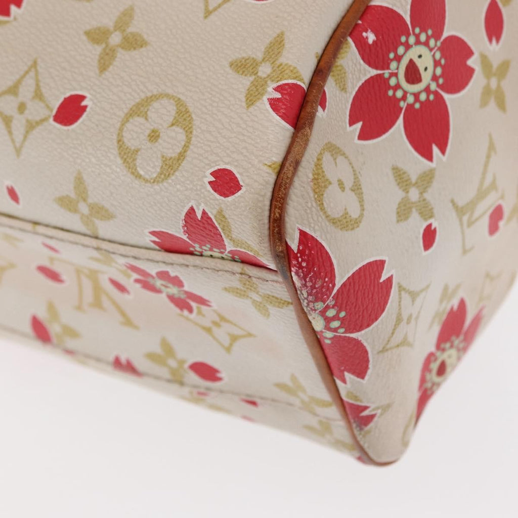 Louis Vuitton Retro Bag Limited Edition Cherry Blossom Monogram White Canvas Handbag