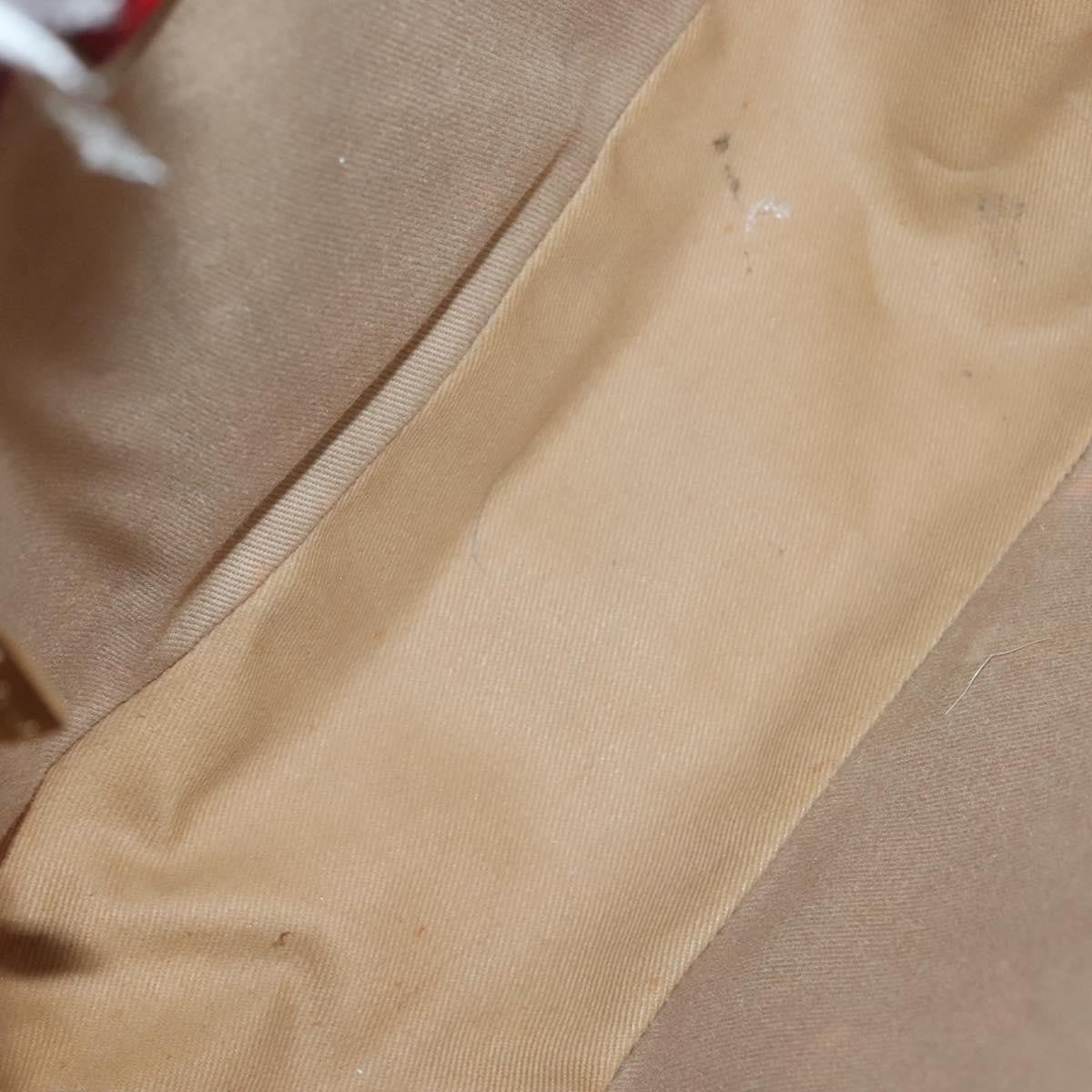 Celine Vintage Macadam Shoulder Bag Canvas And Leather Beige Canvas Bag