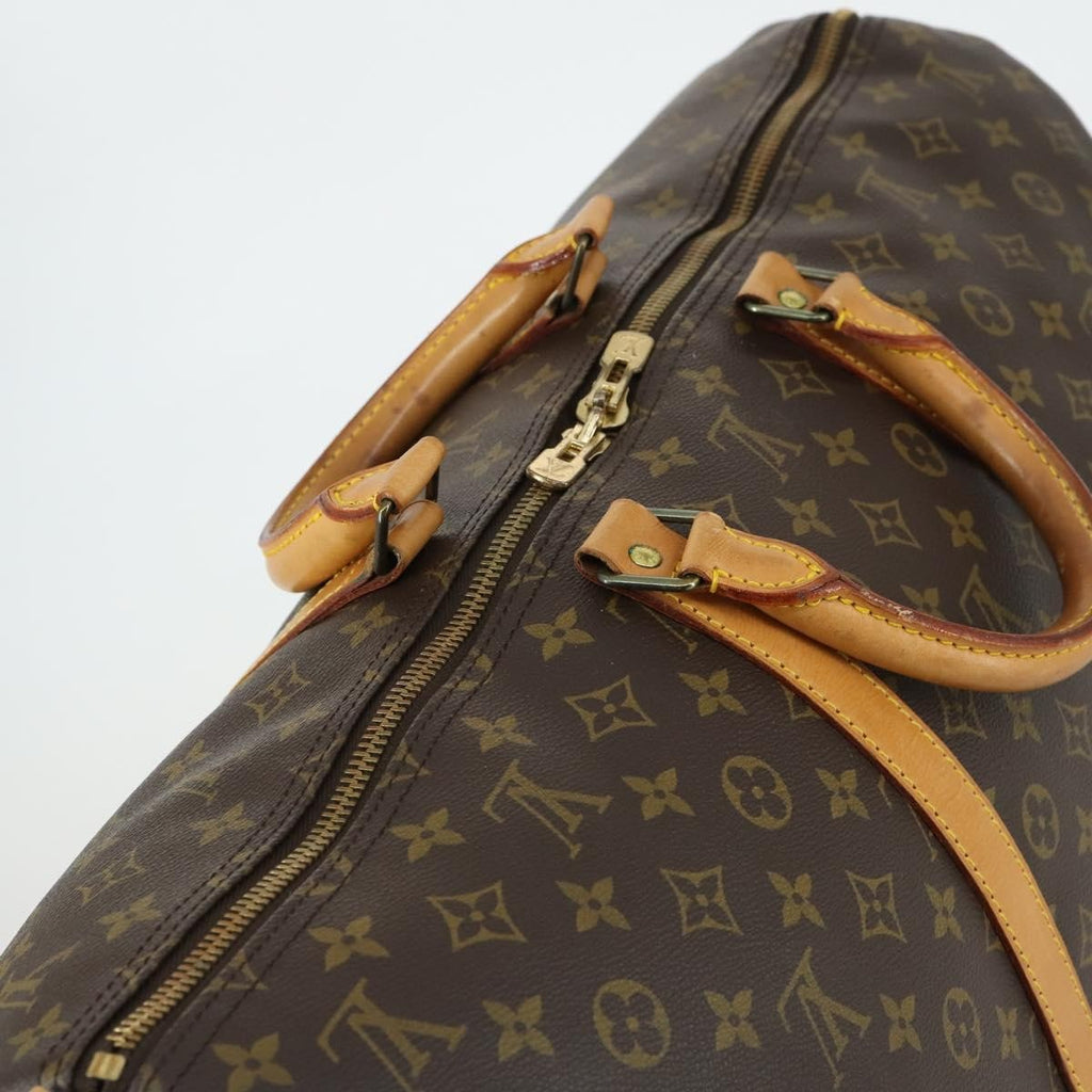 Louis Vuitton Keepall Bag Monogram Canvas Brown Canvas Travel Bag