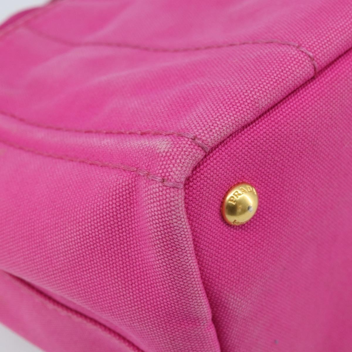 Prada Canapa Tote Canvas Pink Canvas Tote Bag Bag
