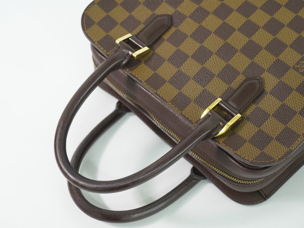 Louis Vuitton Triana Bag Damier Brown Canvas Handbag