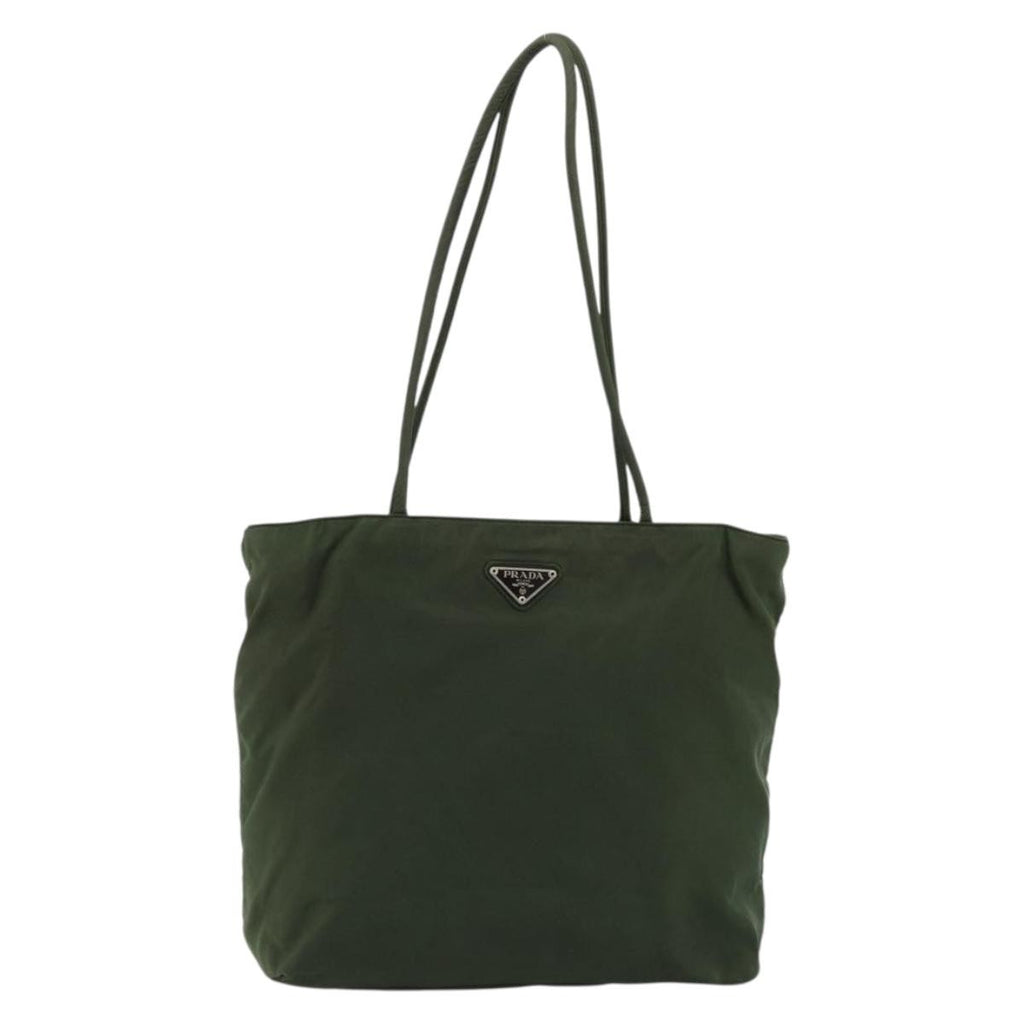 Prada Vintage Tote Tessuto Green Nylon Tote Bag Bag