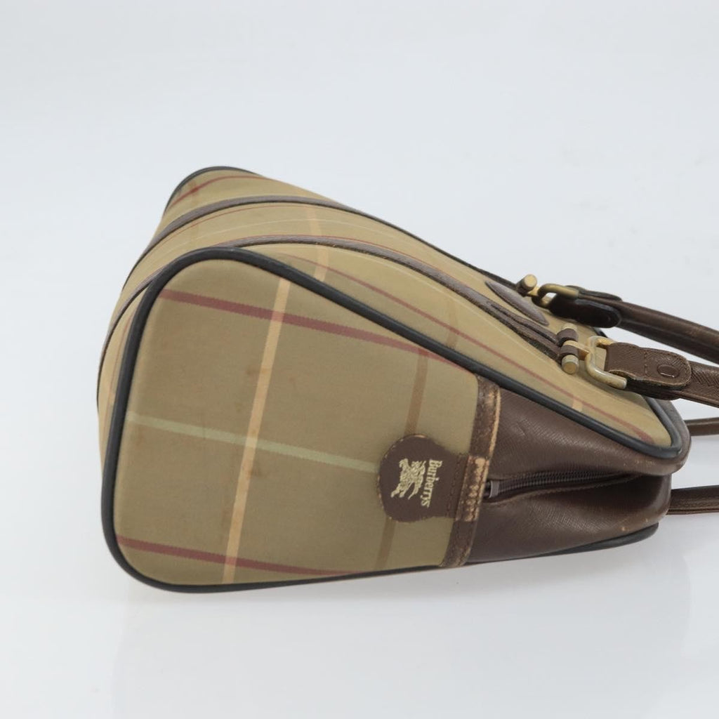 Burberry Nova Handbag Canvas Beige Canvas Handbag