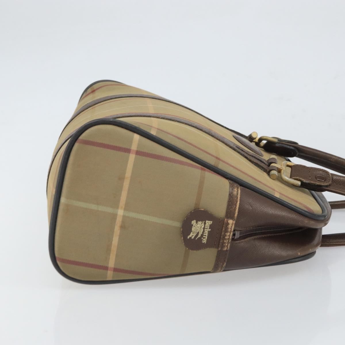 Burberry Nova Handbag Canvas Beige Canvas Handbag