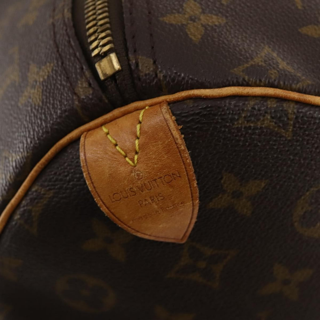Louis Vuitton Keepall Bag Monogram Canvas Brown Canvas Travel Bag