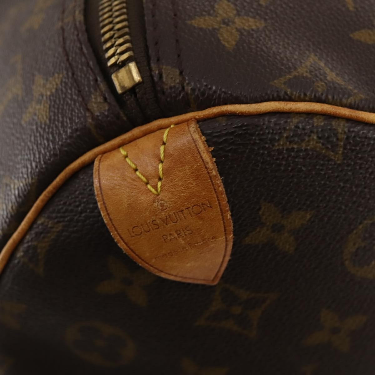 Louis Vuitton Keepall Bag Monogram Canvas Brown Canvas Travel Bag