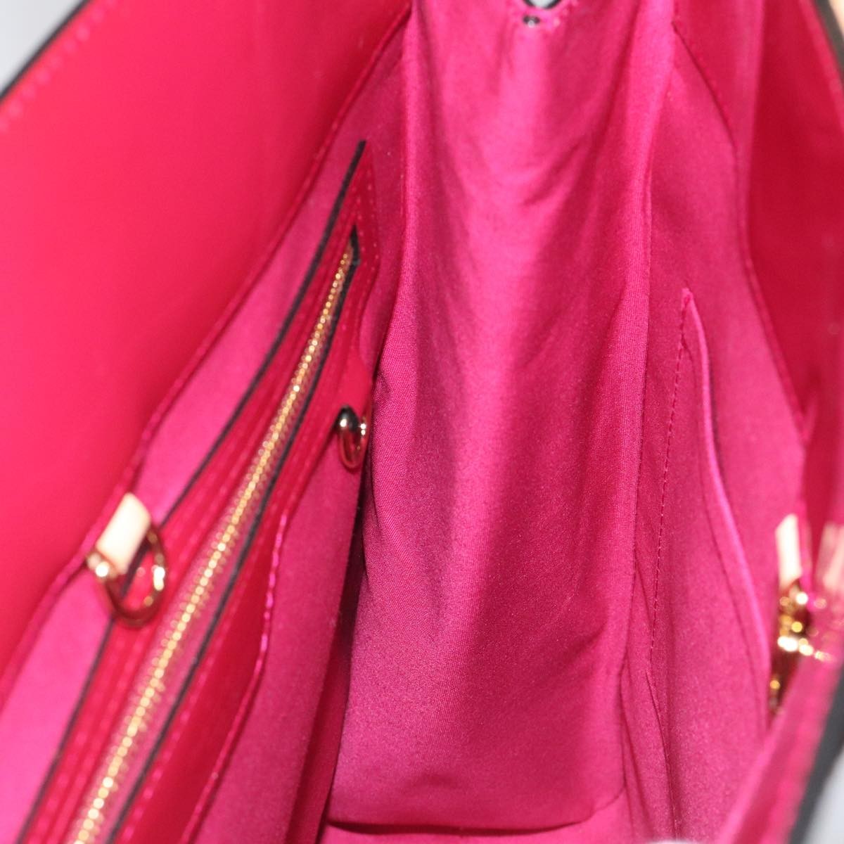 Louis Vuitton Catalina Handbag Monogram Vernis Pink Patent_Leather Bag