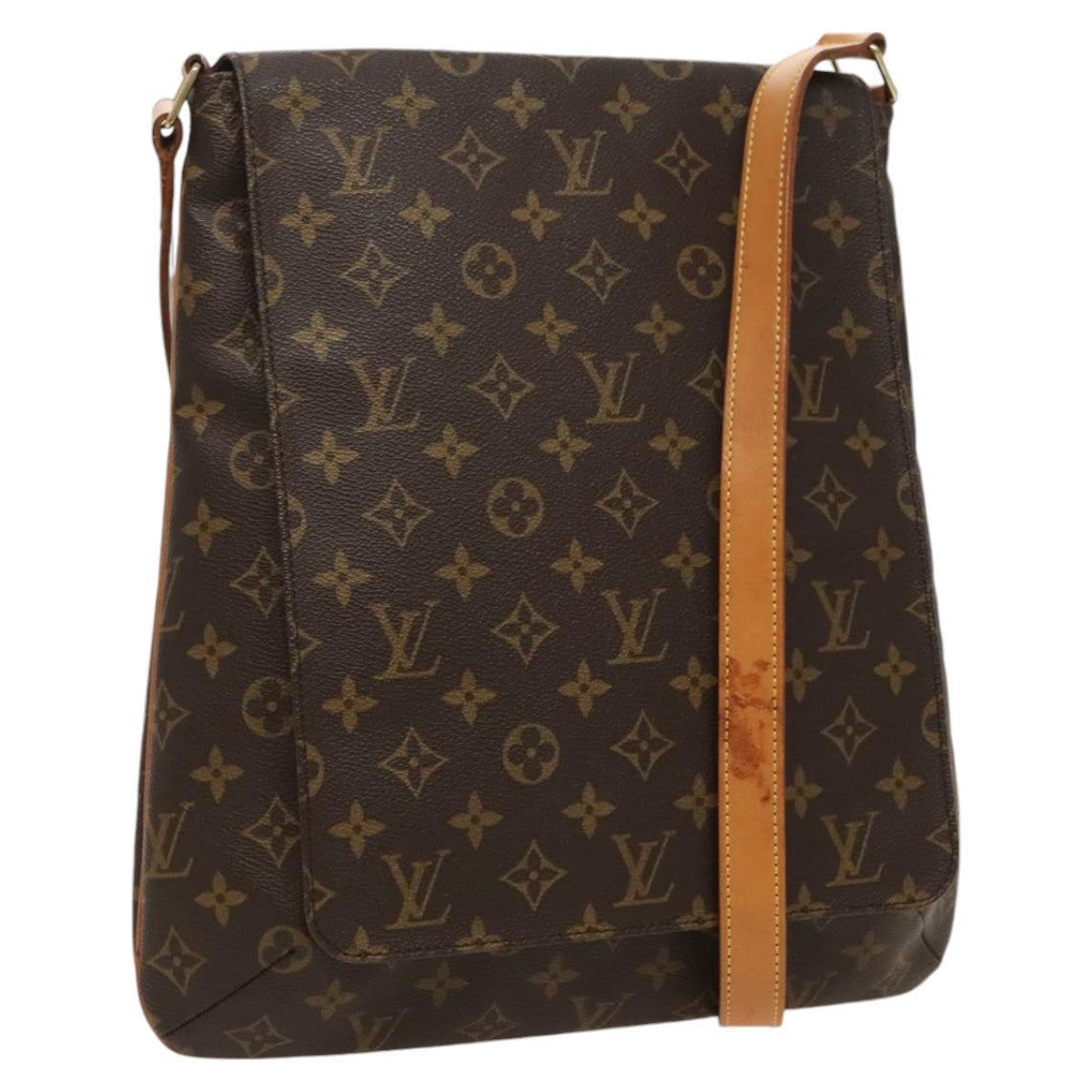 Louis Vuitton Musette Handbag Monogram Canvas Brown Canvas Bag