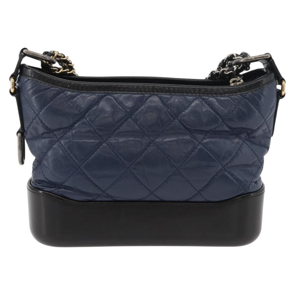 Chanel Gabrielle Hobo Quilted Aged Calfskin Multicolour Leather Shoulder Bag Bag