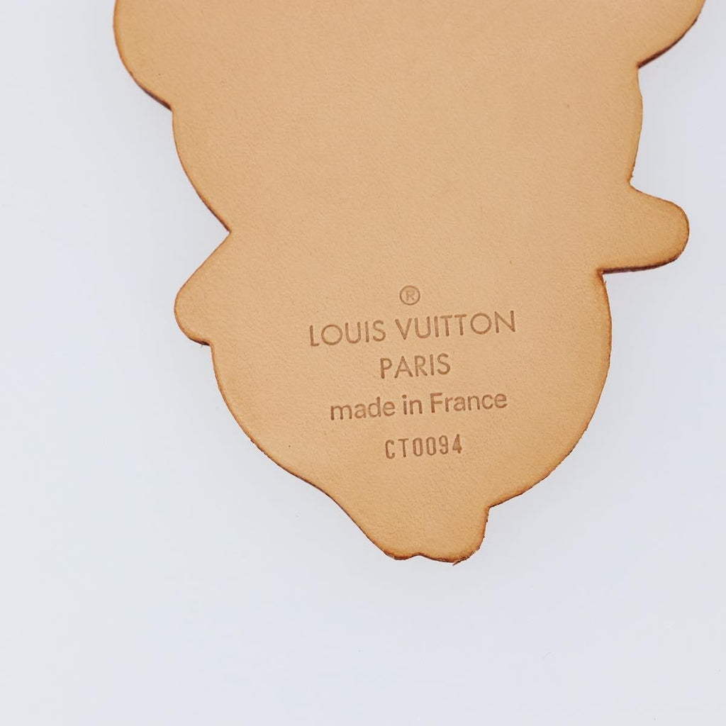 Louis Vuitton Murakami Panda Bag Charm And Keychain Vachetta Leather Beige Leather Charms And Keychains Accessory