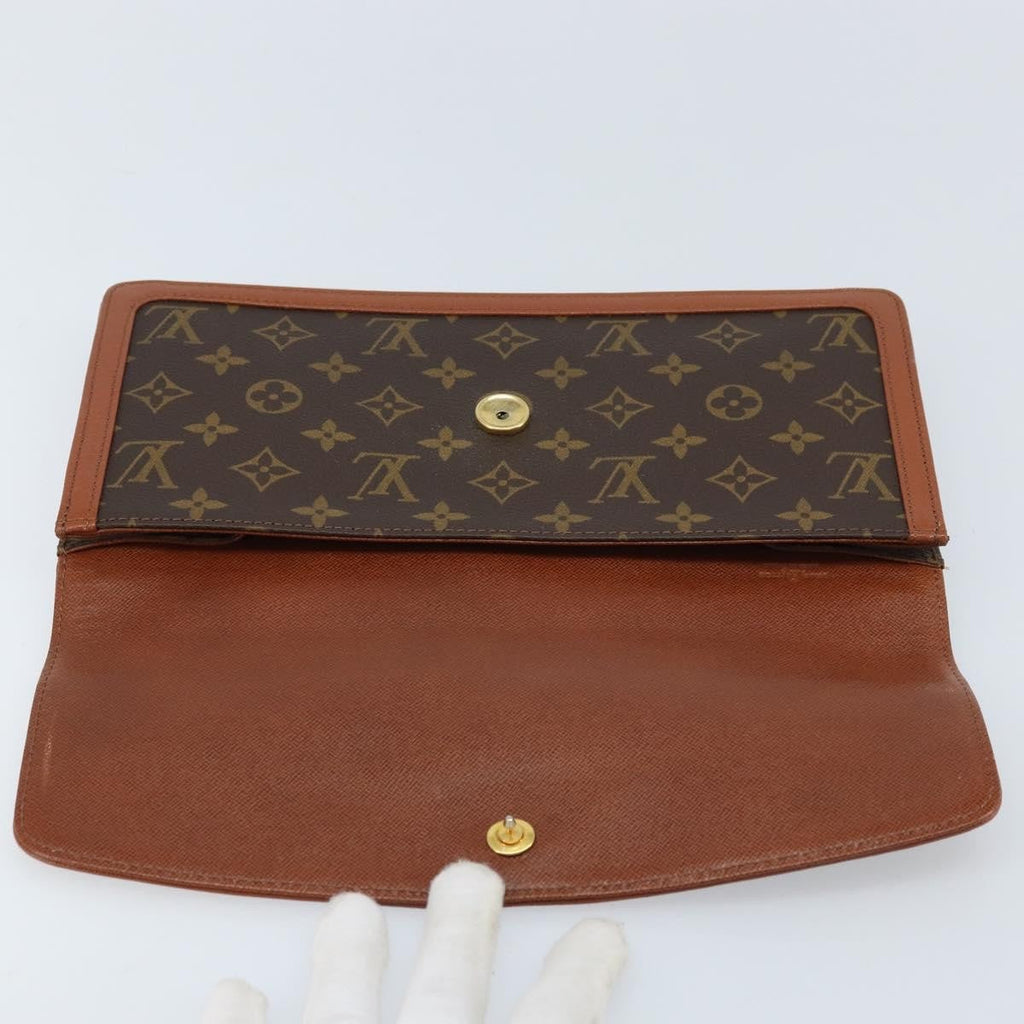 Louis Vuitton Dame Pochette Monogram Canvas Brown Canvas Clutche & Pouche Bag