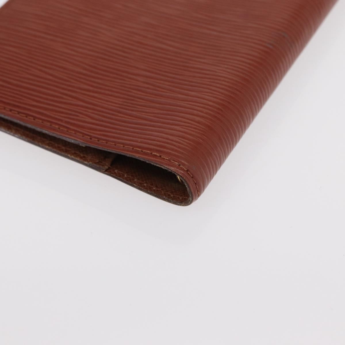 Louis Vuitton Agenda Cover Epi Leather Brown Leather Wallets Accessory