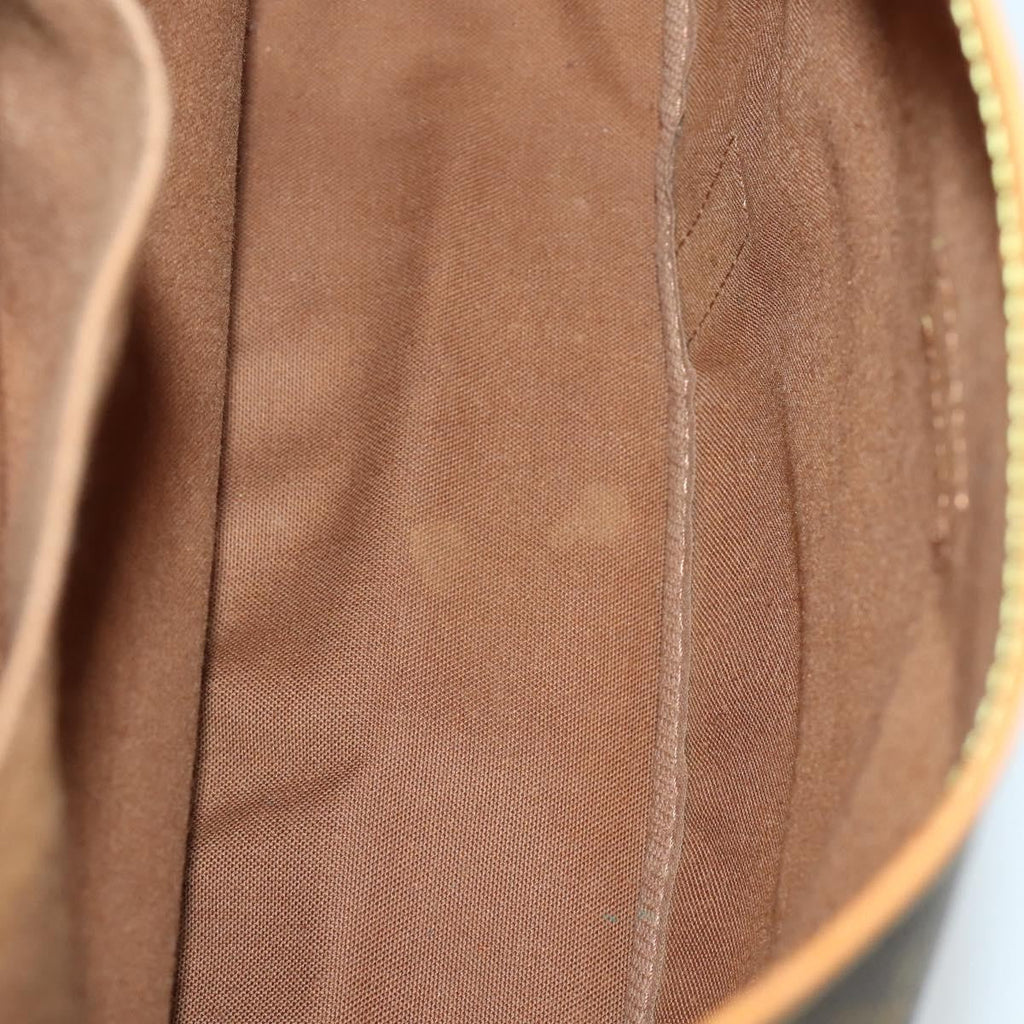 Louis Vuitton Saumur Handbag Monogram Canvas Brown Canvas Shoulder Bag