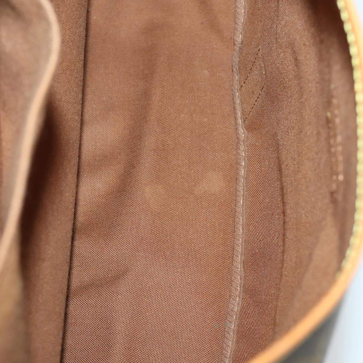 Louis Vuitton Saumur Handbag Monogram Canvas Brown Canvas Shoulder Bag