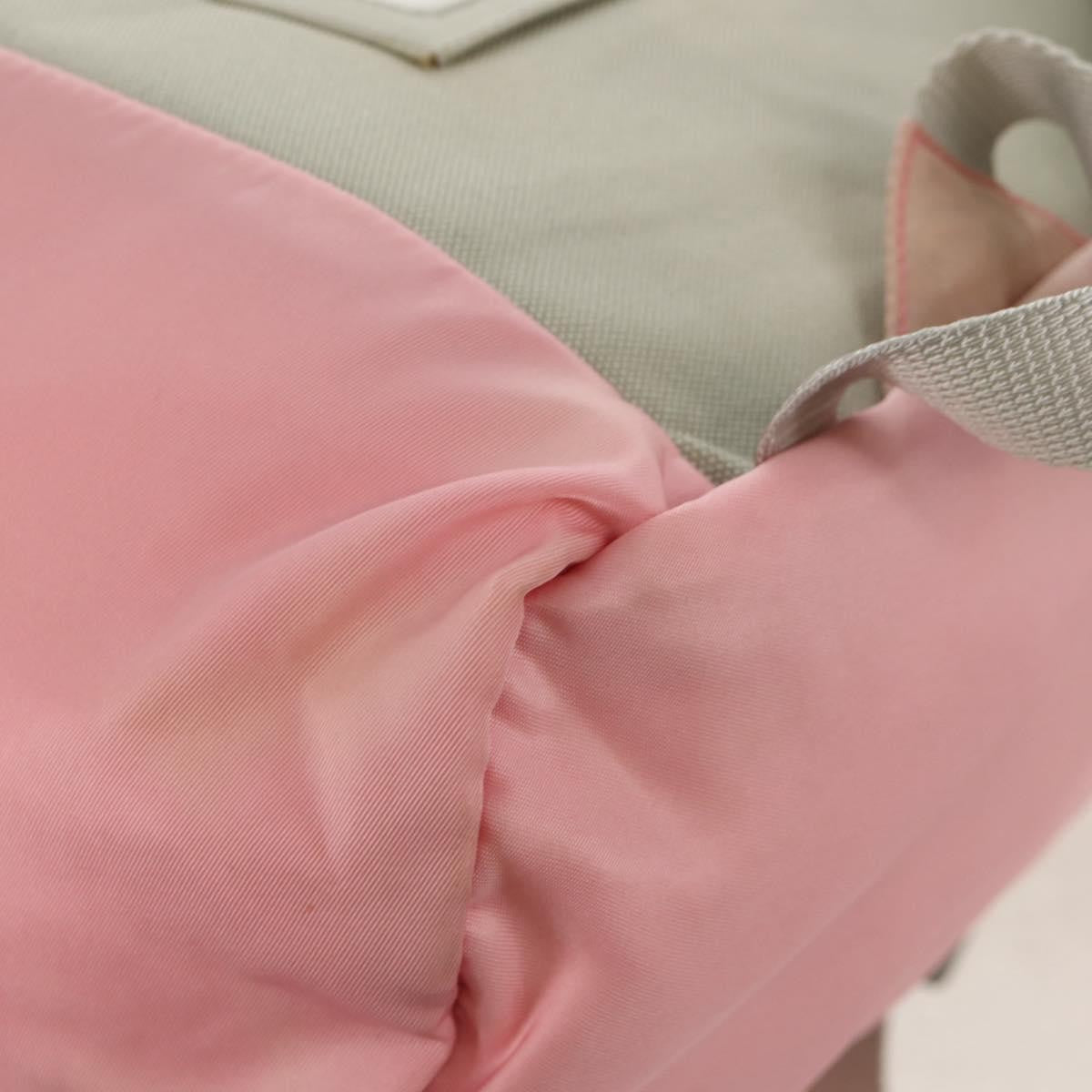 Prada Double Buckle Backpack Tessuto Pink Nylon Backpack Bag
