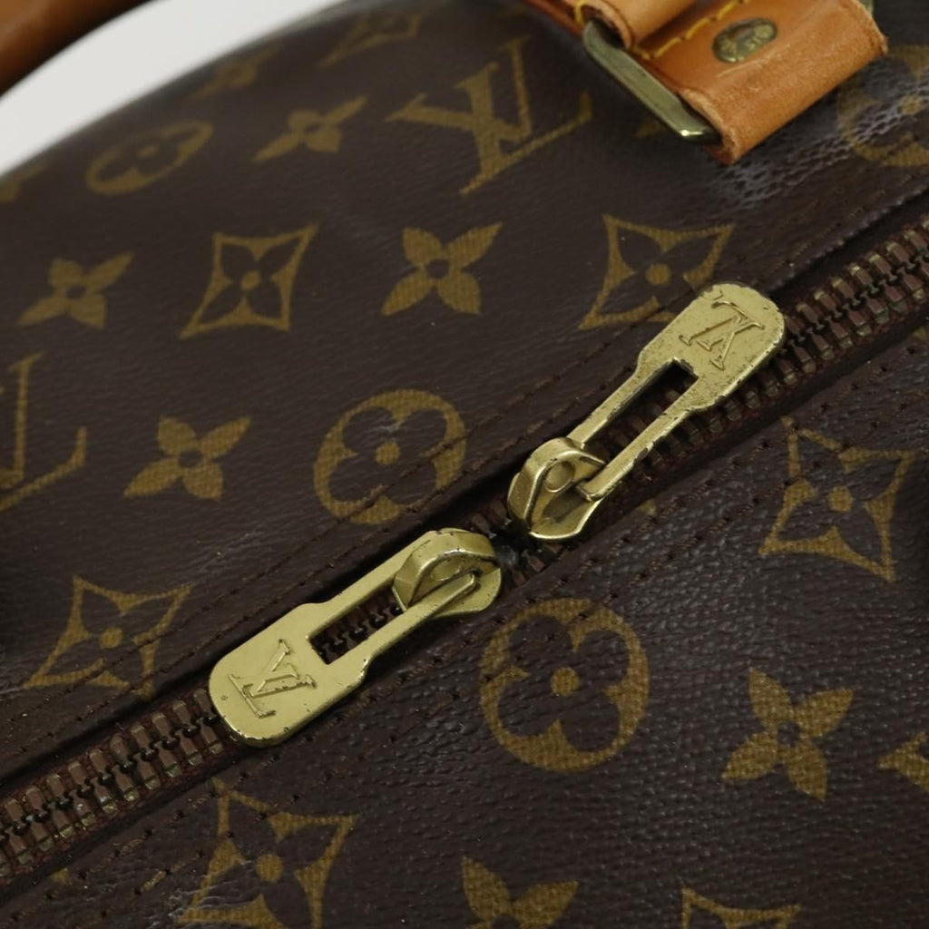 Louis Vuitton Keepall Bag Monogram Canvas Brown Canvas Travel Bag