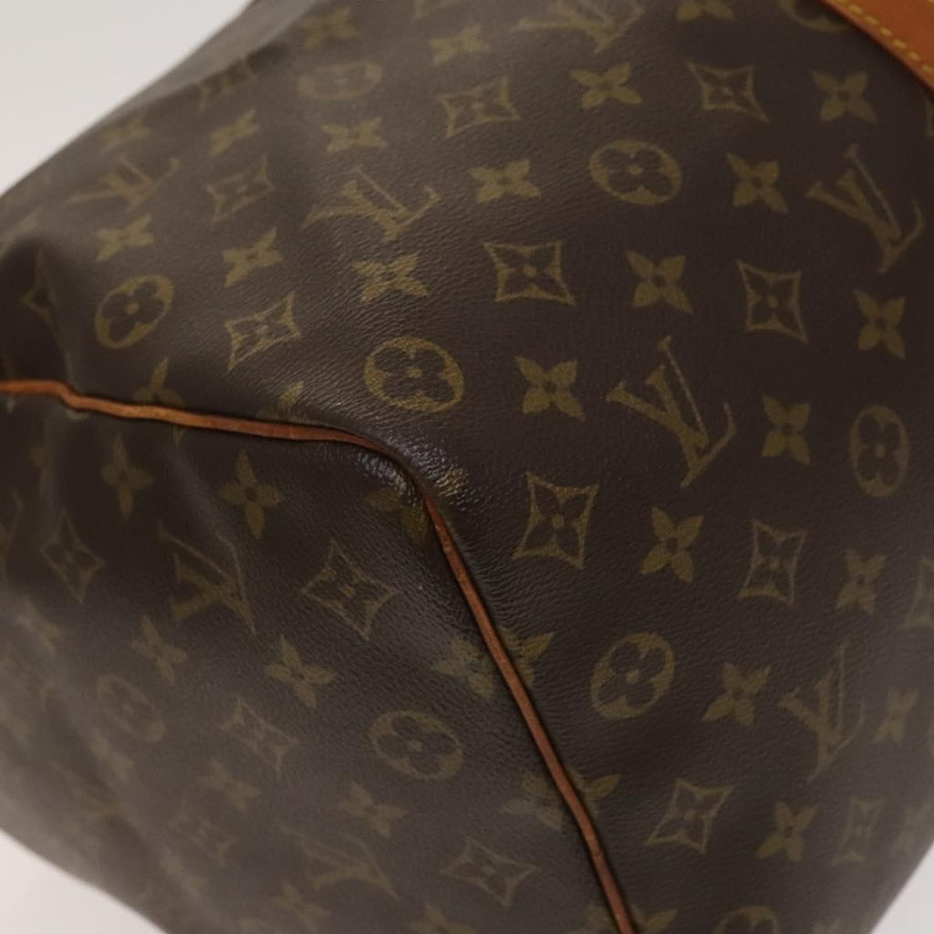 Louis Vuitton Keepall Bag Monogram Canvas Brown Canvas Travel Bag