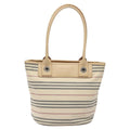 Burberry Nova Check Tote Canvas And Leather Beige Canvas Tote Bag