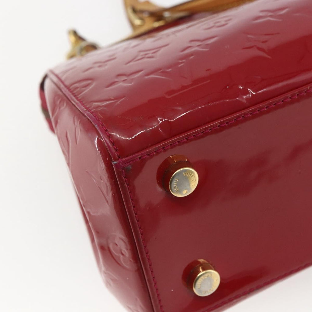Louis Vuitton Brea Handbag Monogram Vernis Red Patent_Leather Handbag