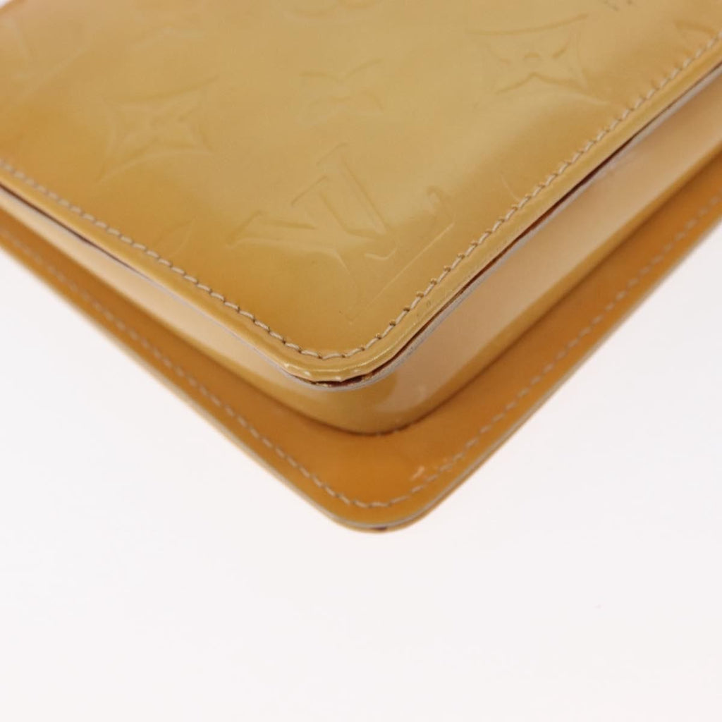 Louis Vuitton Lexington Pochette Patent Leather Beige Patent_Leather Clutche & Pouche Bag