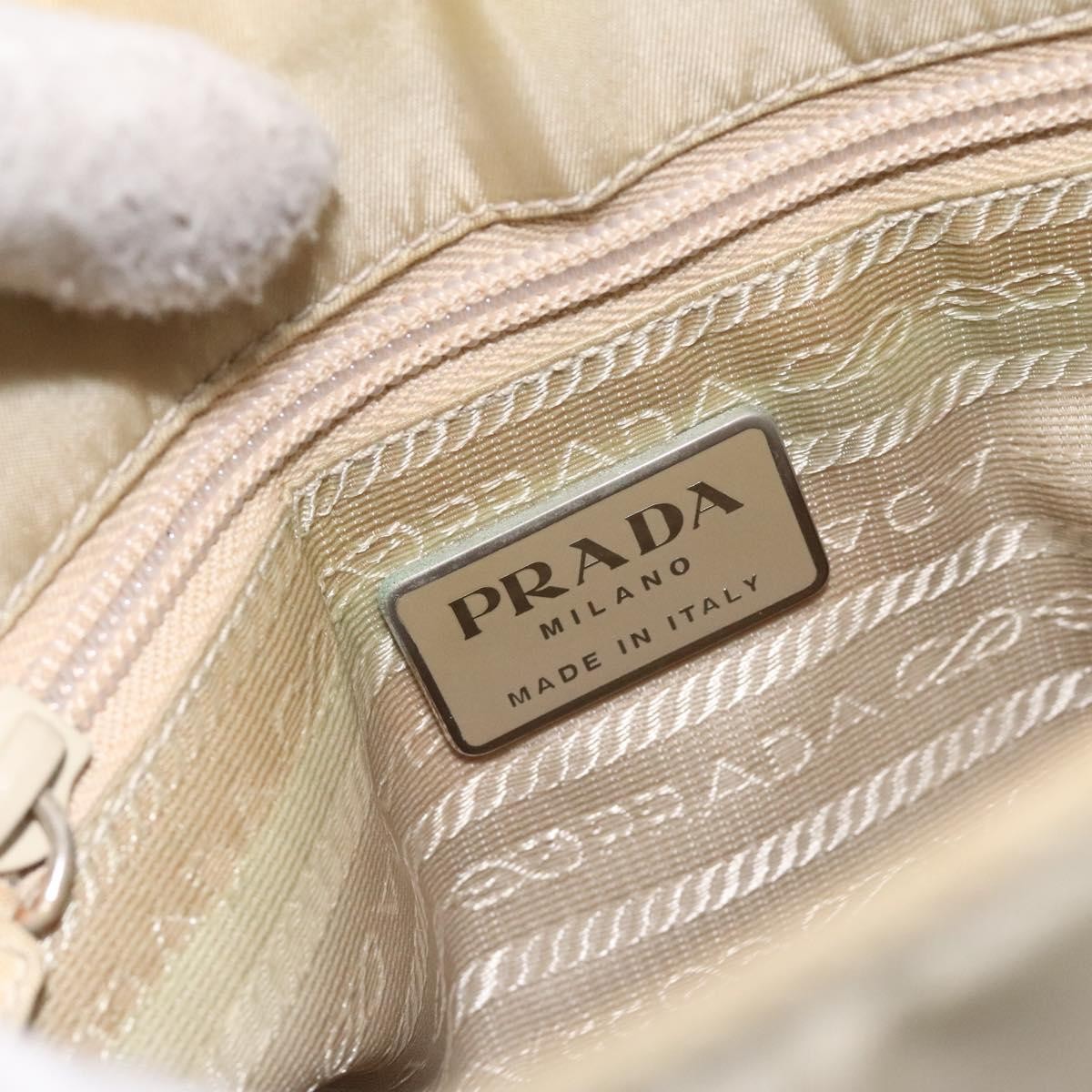 Prada Vintage Tote Tessuto Beige Nylon Tote Bag Bag
