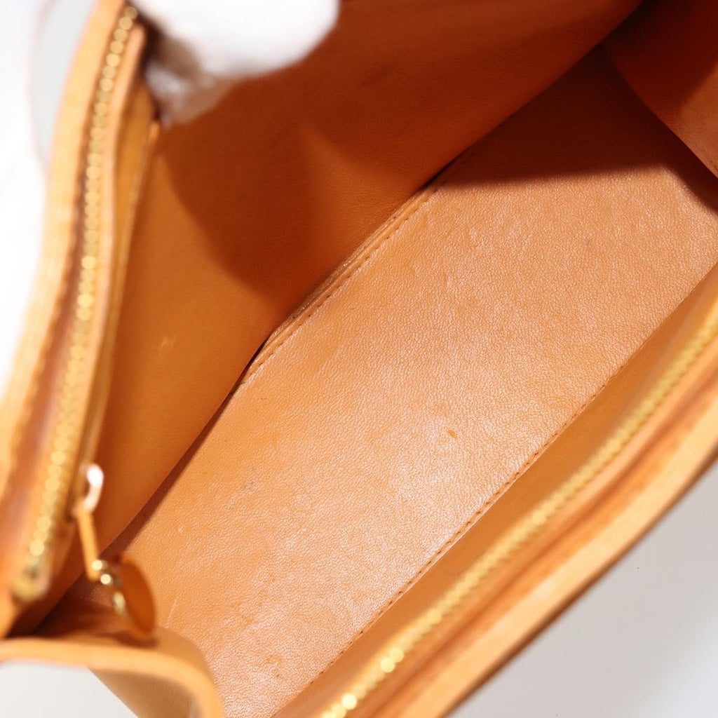 Chanel Vintage Logo Tote Leather Camel Leather Tote Bag Bag