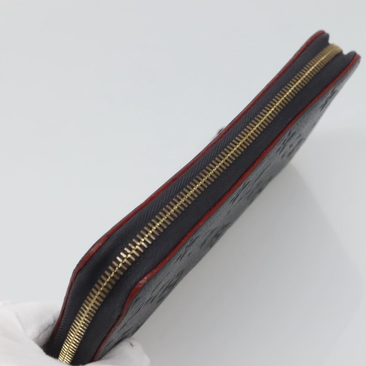 Louis Vuitton Portefeuille Zippy Monogramme Empreinte Monogramme Empreinte Navy Leather Wallets Accessory