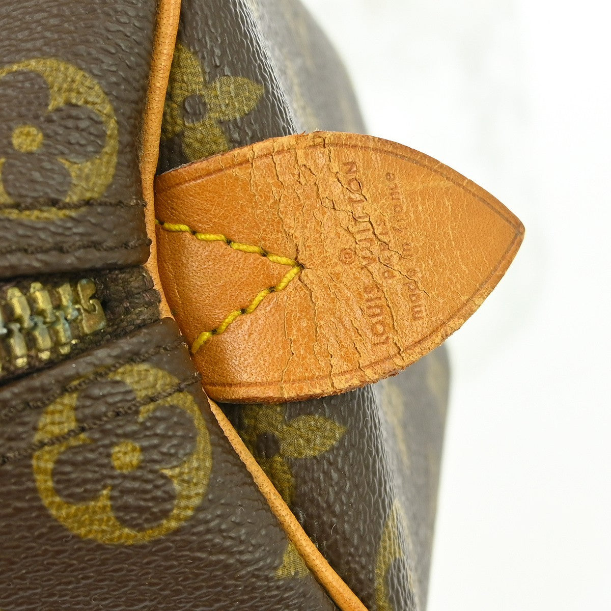 Louis Vuitton Keepall Bag Monogram Canvas Brown Canvas Travel Bag