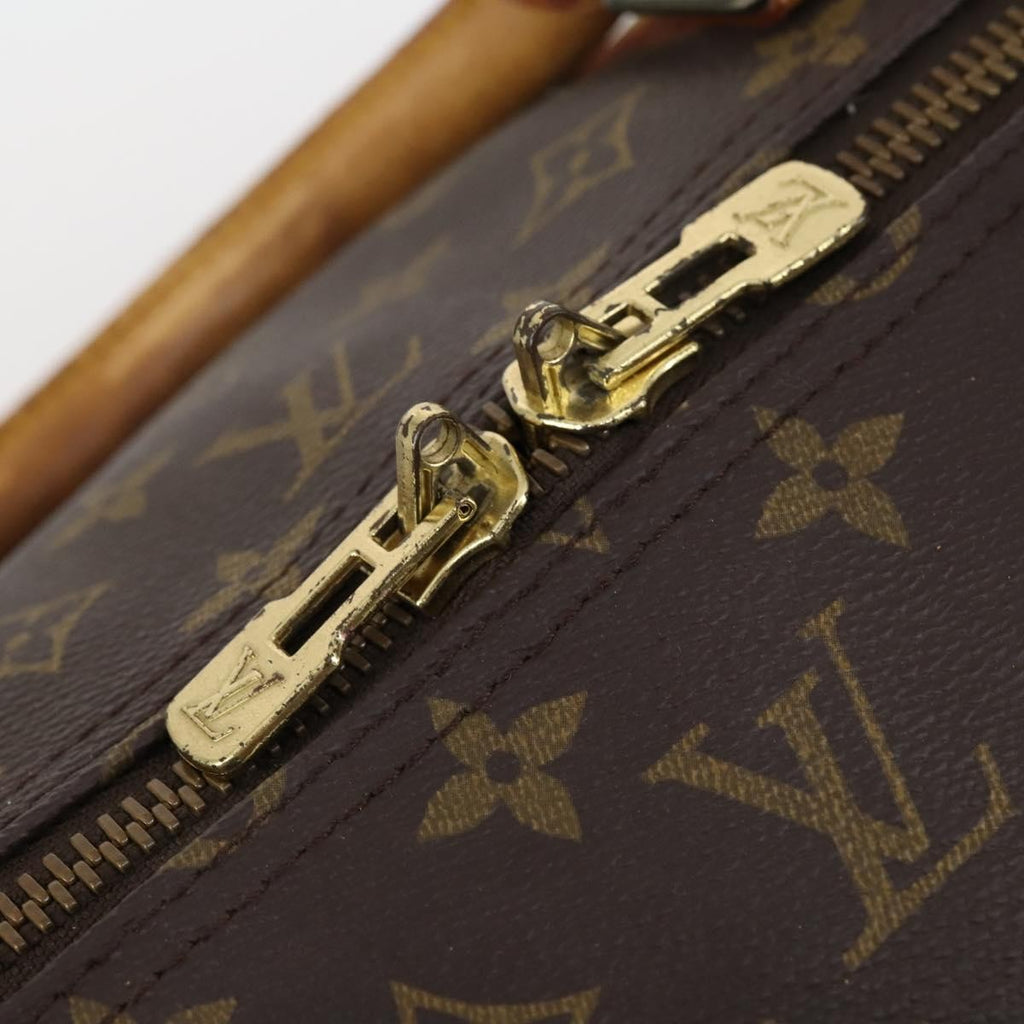 Louis Vuitton Keepall Bag Monogram Canvas Brown Canvas Travel Bag