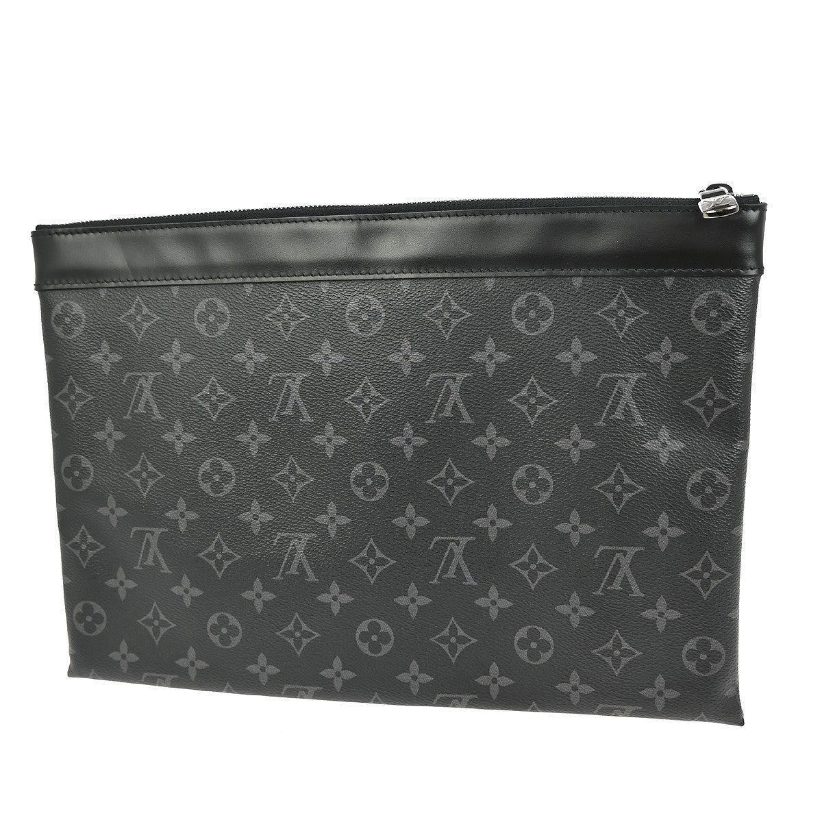 Louis Vuitton Discovery Pochette Monogram Eclipse Canvas Black Canvas Clutche & Pouche Bag