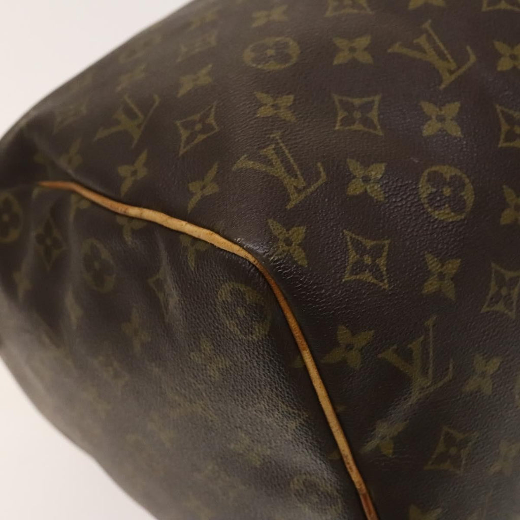 Louis Vuitton Keepall Bag Monogram Canvas Brown Canvas Travel Bag