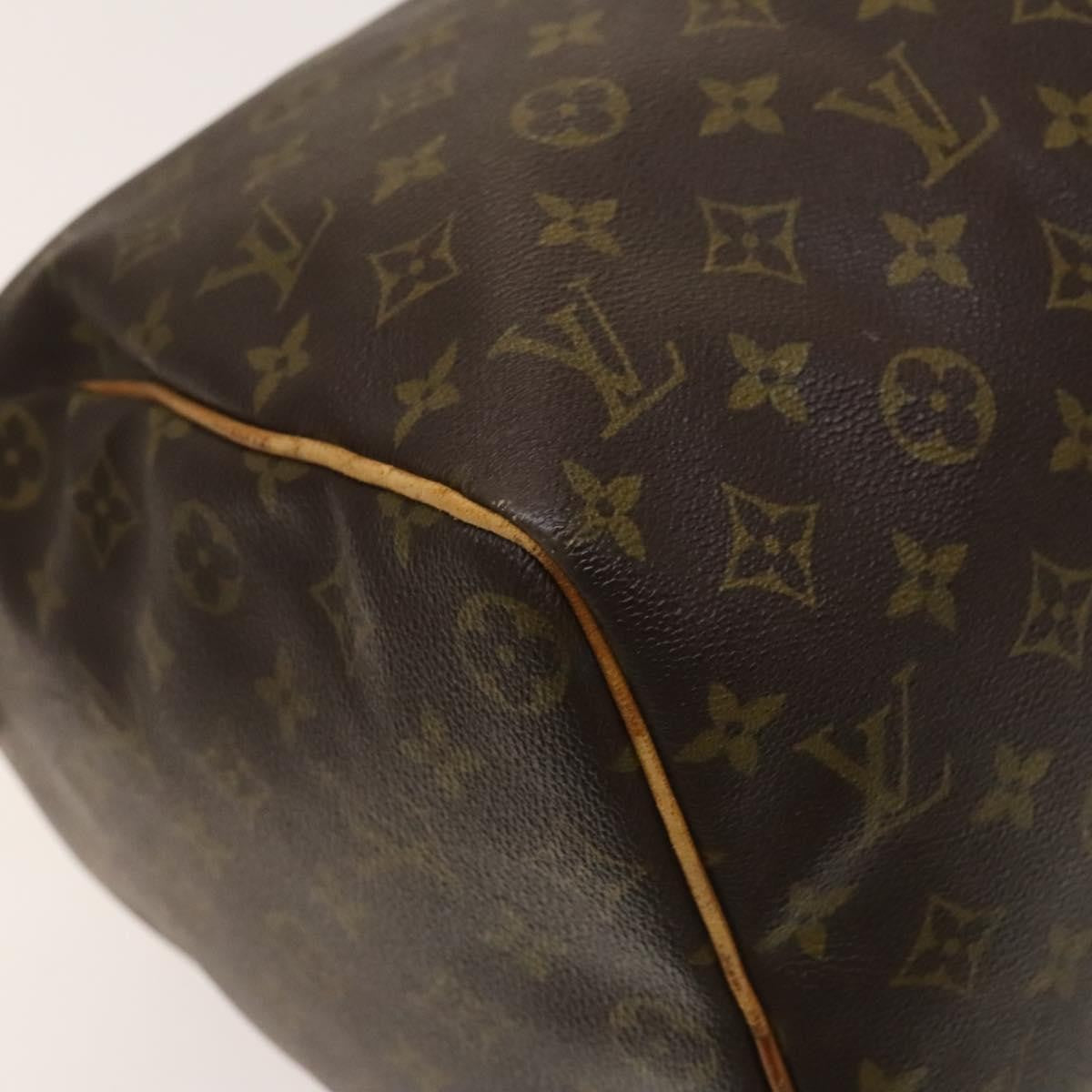 Louis Vuitton Keepall Bag Monogram Canvas Brown Canvas Travel Bag