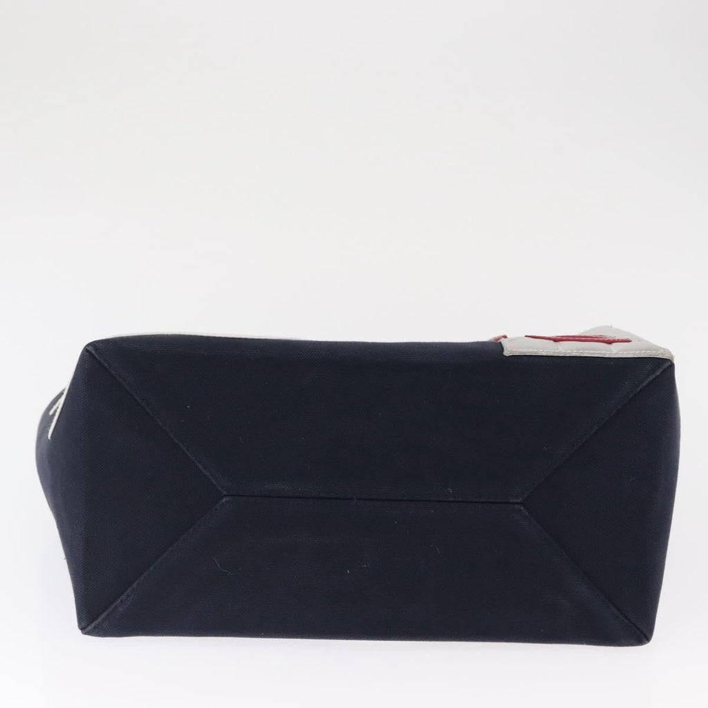 Chanel No.5 Tote Canvas And Leather Navy Canvas Tote Bag Bag