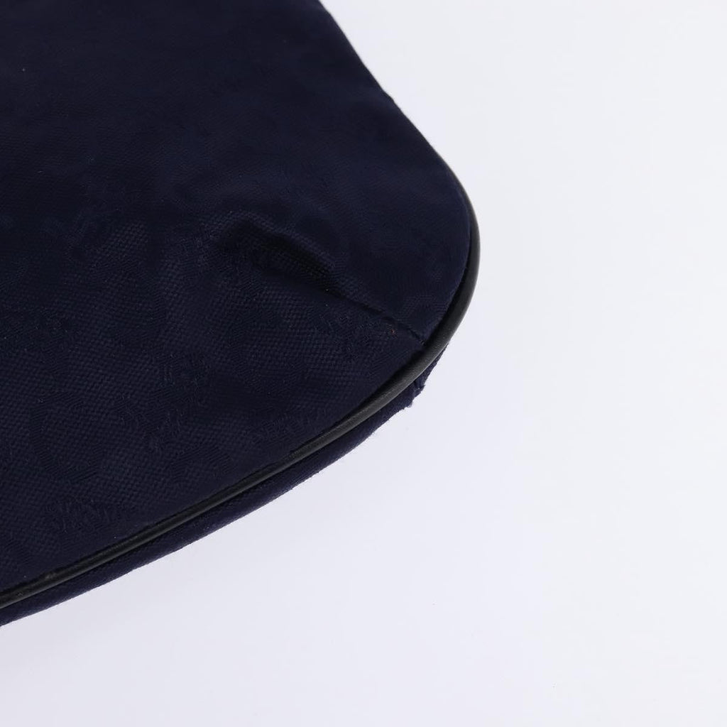 Celine C Sulky Handbag Canvas Navy Canvas Handbag