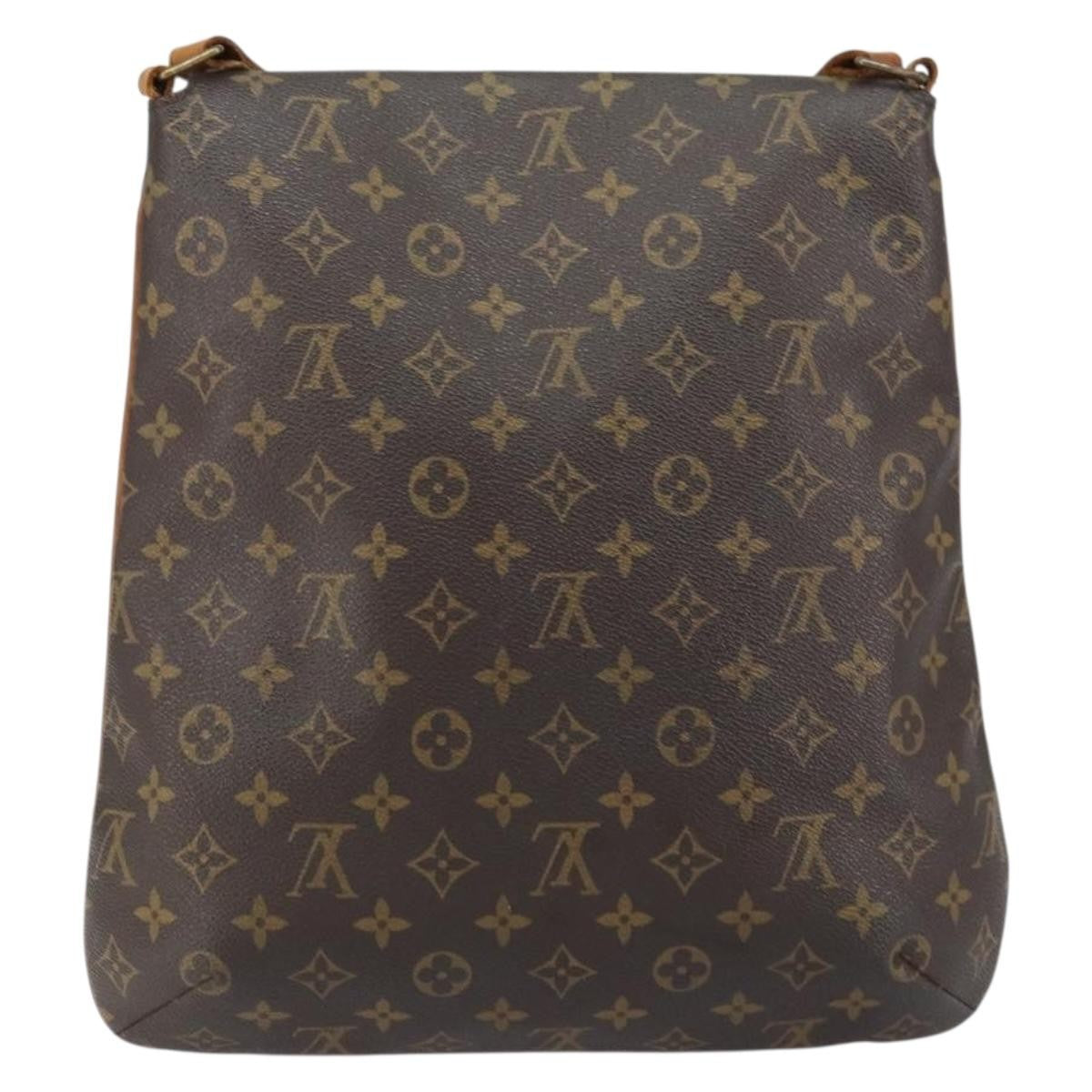 Louis Vuitton Musette Salsa Handbag Monogram Canvas Brown Canvas Shoulder Bag