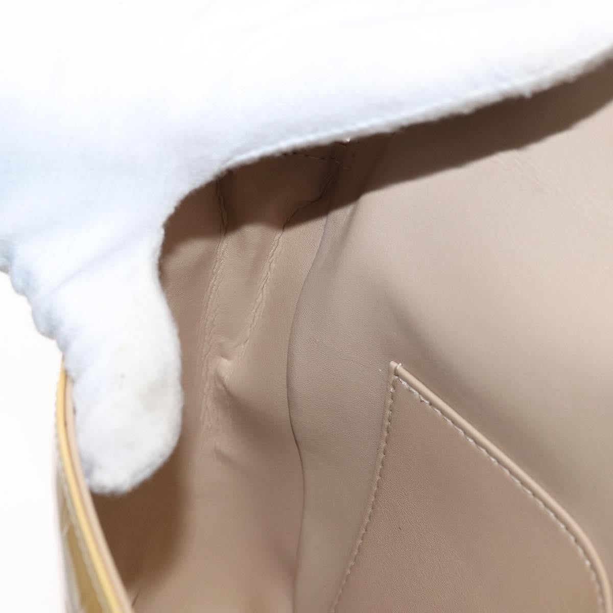 Louis Vuitton Thompson Street Handbag Monogram Vernis Beige Patent_Leather Shoulder Bag