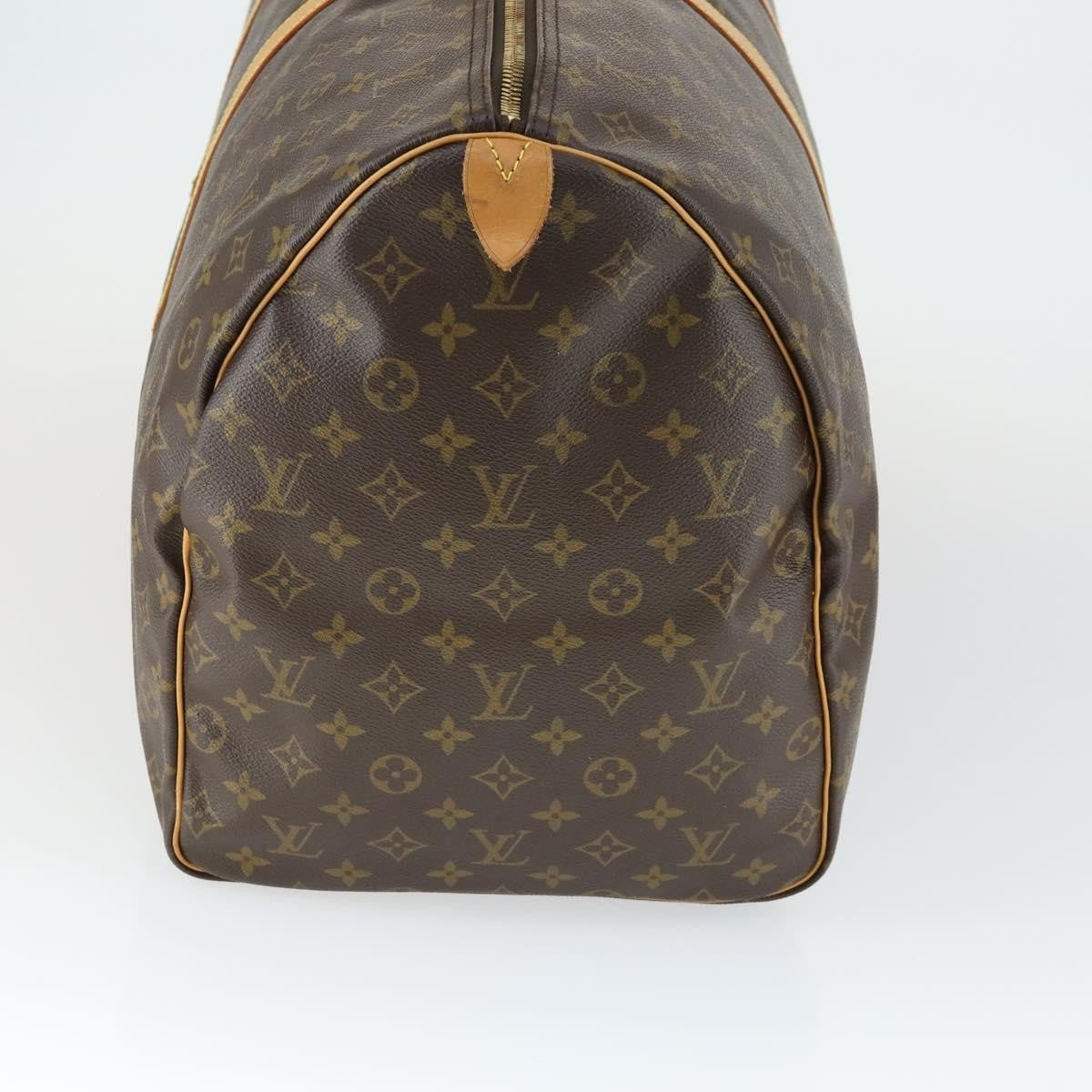 Louis Vuitton Keepall Bag Monogram Canvas Brown Canvas Travel Bag