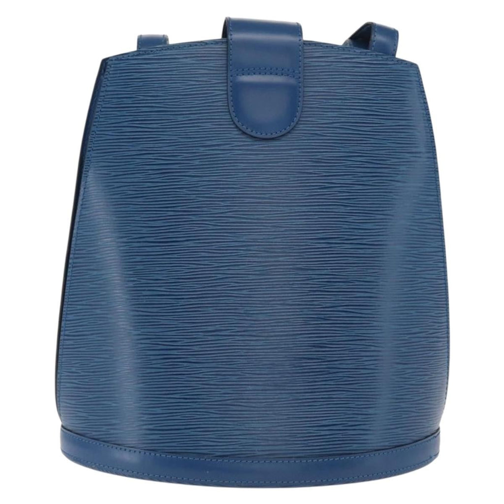 Louis Vuitton Cluny Shoulder Bag Epi Leather Blue Leather Shoulder Bag