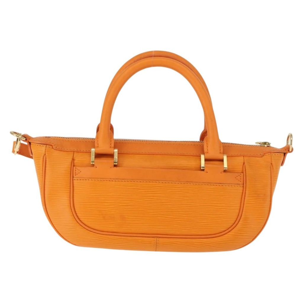 Louis Vuitton Danura Handbag Epi Orange Leather Handbag