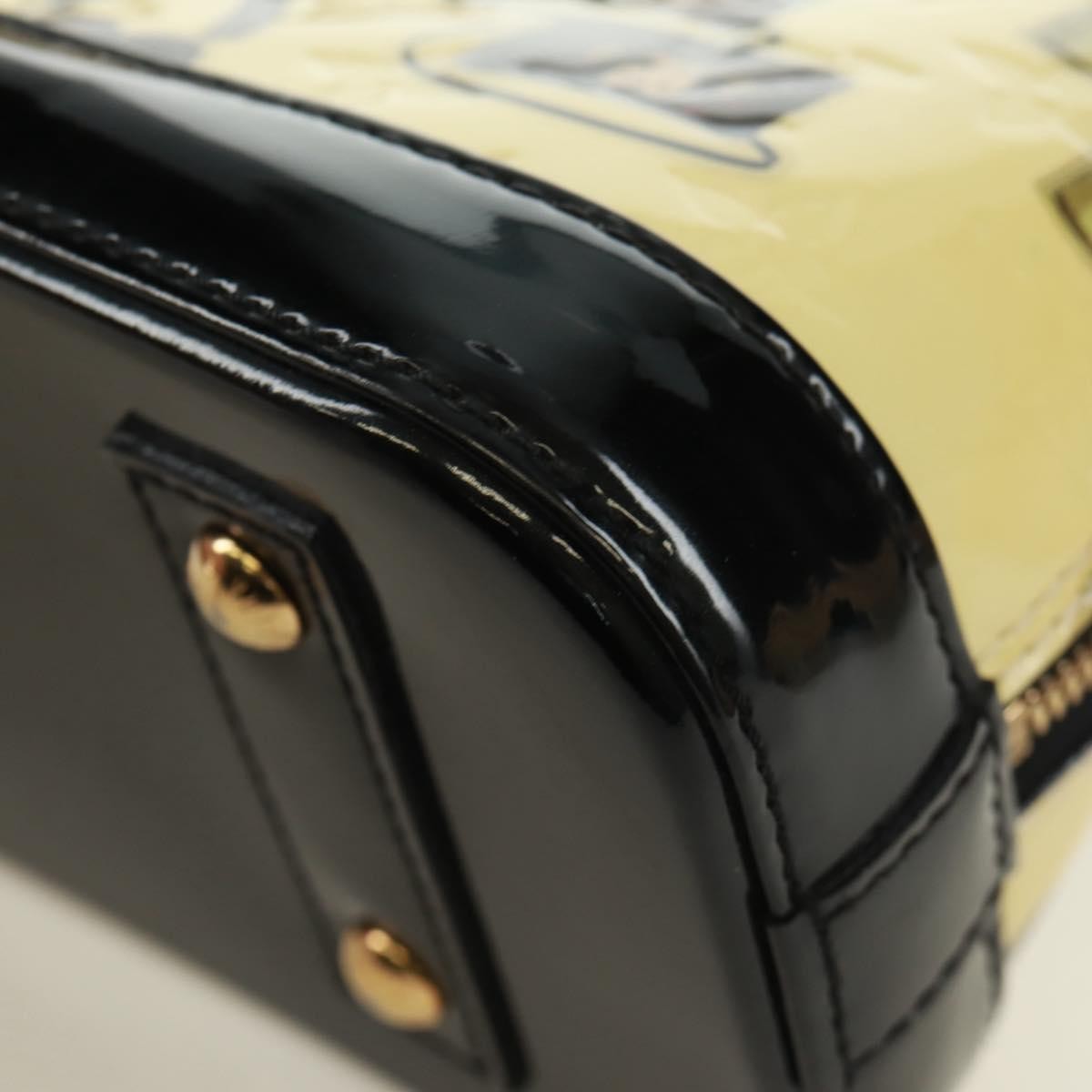 Louis Vuitton Alma Handbag Limited Edition Stickers Monogram Vernis Multicolour Patent_Leather Handbag