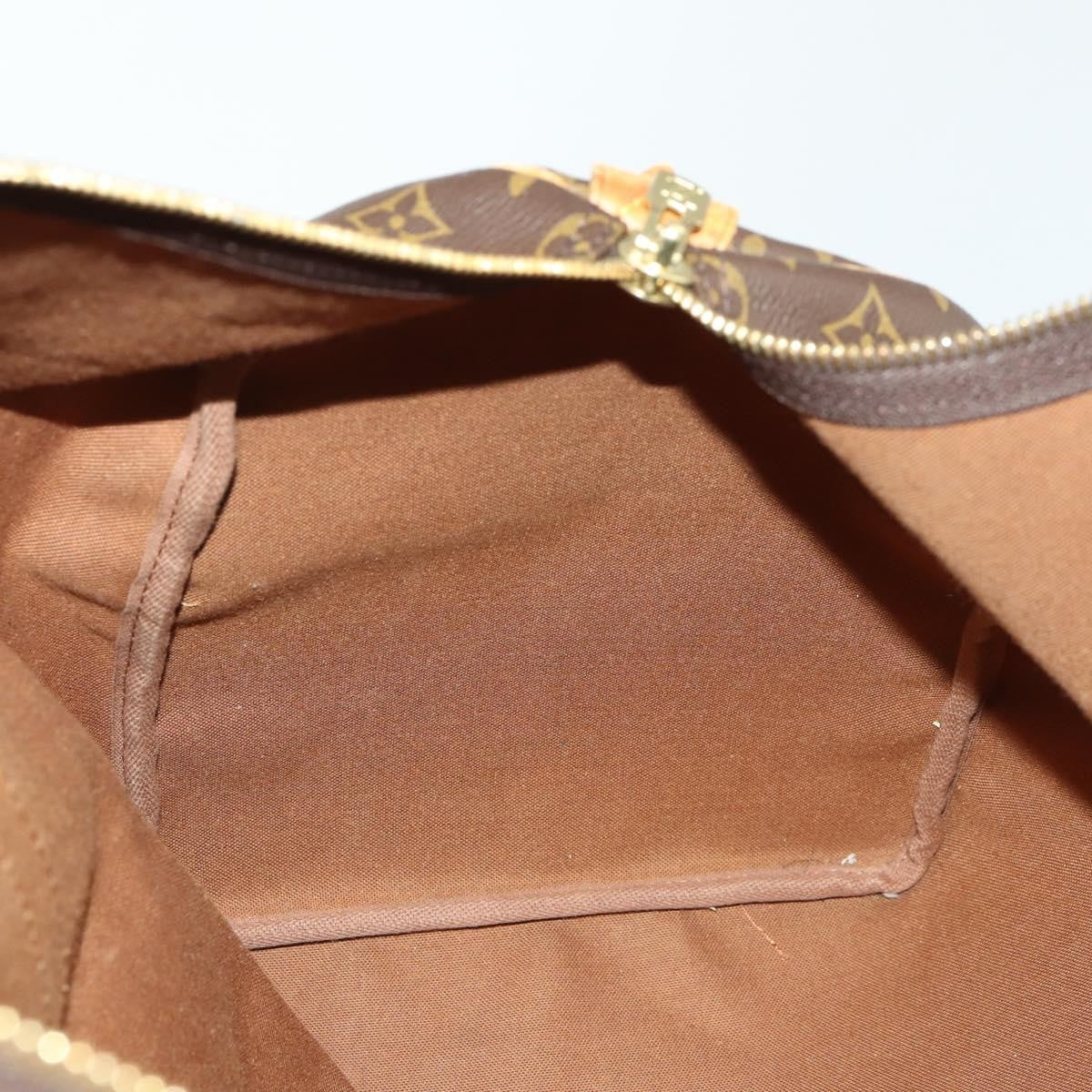 Louis Vuitton Keepall Bag Monogram Canvas Brown Canvas Travel Bag