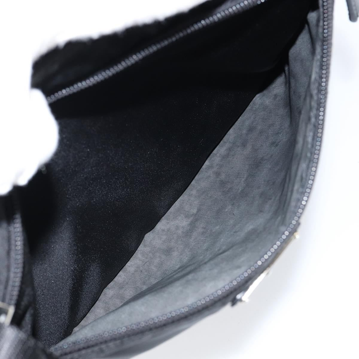 Prada Front Pocket Messenger Bag Tessuto Black Nylon Shoulder Bag Bag