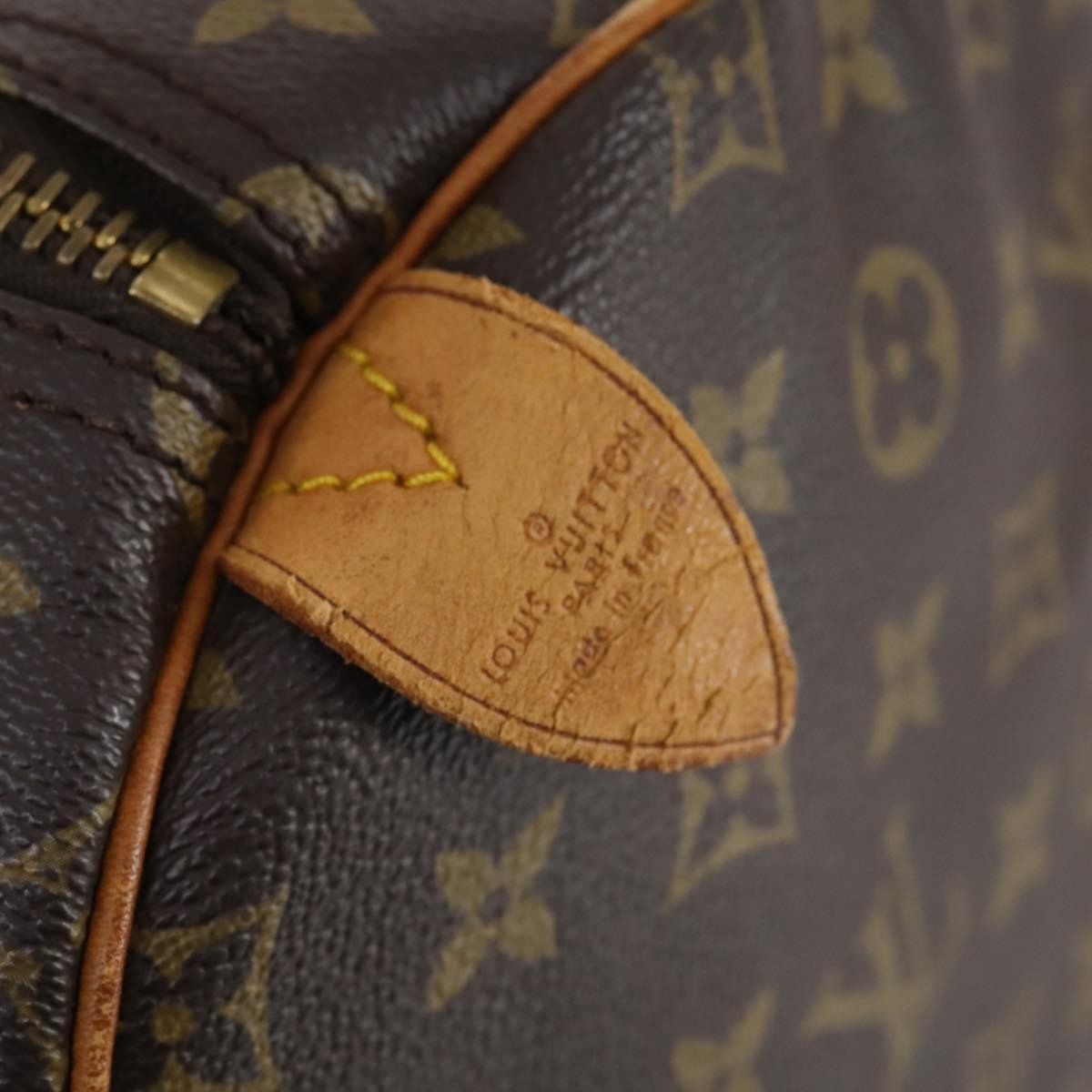 Louis Vuitton Keepall Bag Monogram Canvas Brown Canvas Travel Bag